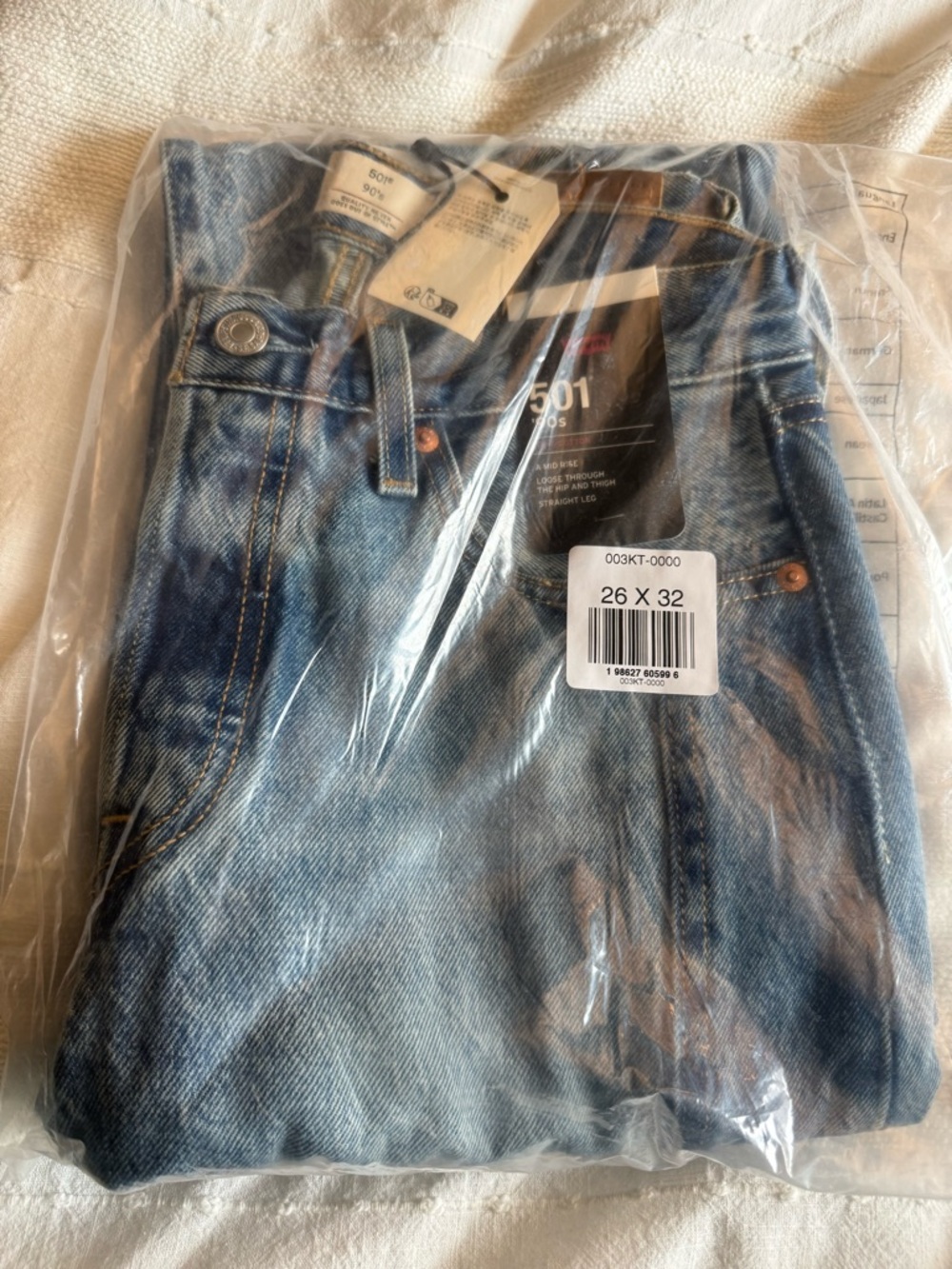 Levi's 501 90s Western Chap Jeans - Picture 3 of 5
